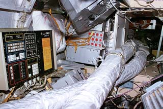 Interior views of the Spektr module